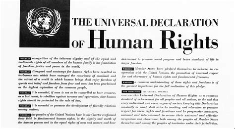 Universal Declaration of Human Rights – Commision .